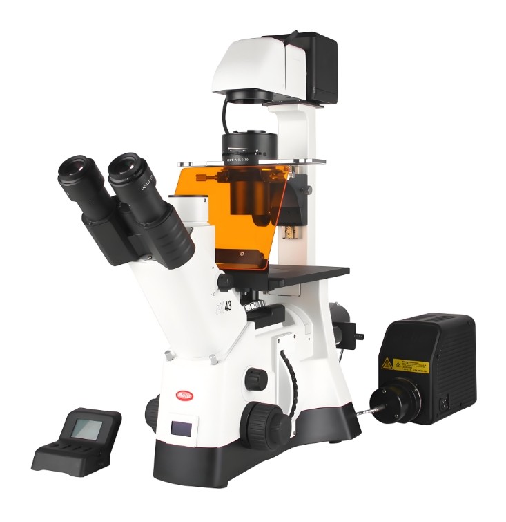 倒置熒光顯微鏡光學元件分析